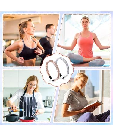 Wincredulous 2 Pieces Crystal Side Glitter Rhinestone Headbands Non-slip Crystal Rhinestone Headbands for Women Girl Shiny Imitation Diamond Crystal Hoop Headband for Wedding Birthday Daily Decor - Buy Online on GoSupps.com