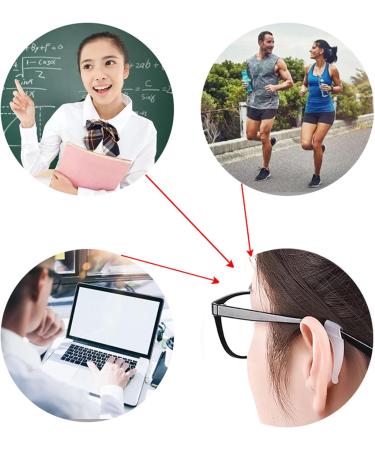 20 Pairs Wudqiji Silicone Anti-Slip Glasses Ear Hooks - Soft Holders for Glasses - International Shipping Available - Buy Online on GoSupps.com