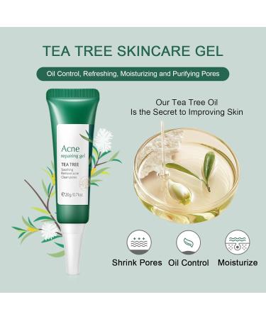 Acne Skincare Set Gifts for Teen Girls | Tea Tree Oil Control Kit - Toner Serum Gel | Travel-Friendly Facial Care - Buy Online on GoSupps.com