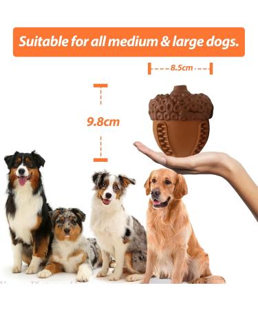 Laroo Dog Toys - Durable Squeaker Dog Ball for Small & Large Dogs | Natural Rubber Football Perfect for Playtime! - Buy Online on GoSupps.com