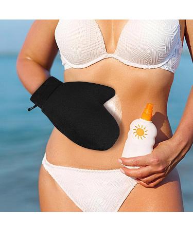 Moufle Autobronzant Sans Soleil | Applicateur de Lotion pour le Dos | Applicateur Doux Visage Corps Dos Maison Voyage Hommes Femmes Peau Sensible Noir - Buy Online on GoSupps.com