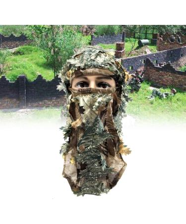 VORCOOL 3D Camouflage Face Mask - Breathable Leaves Camo Hunting Mask - Free Size for Outdoor Activities - Buy Online on GoSupps.com