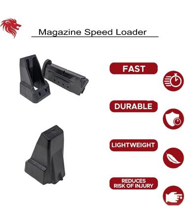 RAEIND Speedloader for SCCY CPX Handguns - Double & Single Stack Models - CPX-1/2/3/4 & DVG1-9mm - Magazine Loader Tool - Buy Online on GoSupps.com