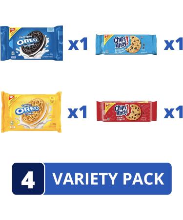 OREO & Chips Ahoy! Cookie Variety Pack School Snacks 4 Family Size Packs 1.91 KG 1.91 kg (Pack of 1) - Buy Online on GoSupps.com