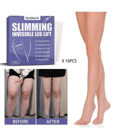 Thigh Lift Tape Transparent Lifting Adhesive Bandage for Sagging Skin | Waterproof & Ultra Thin | 20pcs Disposable Stickers - Buy Online on GoSupps.com