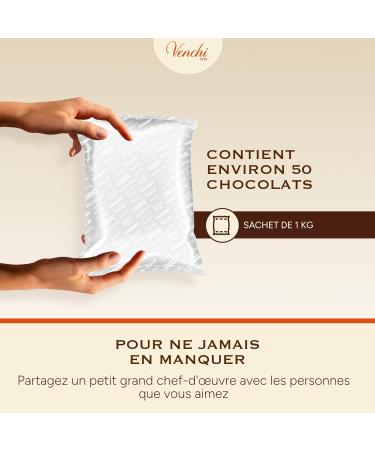Venchi - Chocoviar Gianduja Chocolats en Sachet de 1 Kg Gianduja au Chocolat avec Uniquement des "Noisettes du Pi mont" Sans Gluten Sans Colorants ni Conservateurs - Buy Online on GoSupps.com