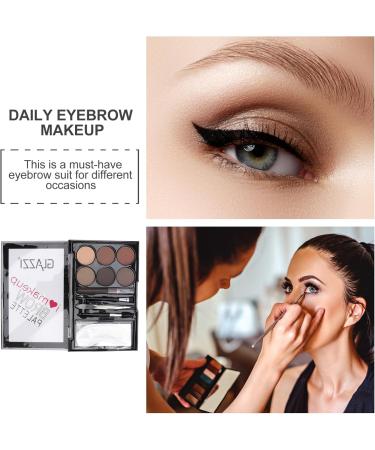 VINTORKY 1 Set Eyebrow Powder Set Waterproof Pigmented Matte Eye Shadow Makeup Flash Suit Makeup Supply Abs 1 count (Pack of 1) As Shown - Buy Online on GoSupps.com