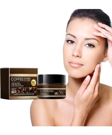 Hydrating Retinol Caffeine Wrinkle Cream Anti-Wrinkle Cream with Retinol and Caffeine Skin Care Cream Wrinkle Repair Cream Soft Texture For All Skin Types 50g - Buy Online on GoSupps.com