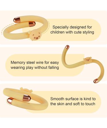 Mosquito Repellent Bracelets for Kids & Toddlers | Waterproof Natural DEET-Free | Reusable Bug Bands for Camping & Travel (Yellow - Buy Online on GoSupps.com