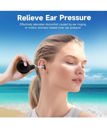 Ears Pressure Relief for Airplane Travel Essentials, Gifts for Men Women Who Like Travel as Christmas Gift, Stocking Stuffer, Black - Buy Online on GoSupps.com