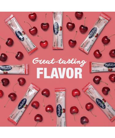 Pedialyte Cherry Electrolyte Powder | Hydration Drink 0.6 oz Packs, 6 Count x 2 Pack - Buy Online on GoSupps.com