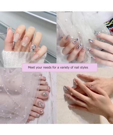 3120 White Diamond Nail Rhinestones - HOINCO Crystal AB Rhinestones for Nail Art DIY Decoration - Buy Online on GoSupps.com