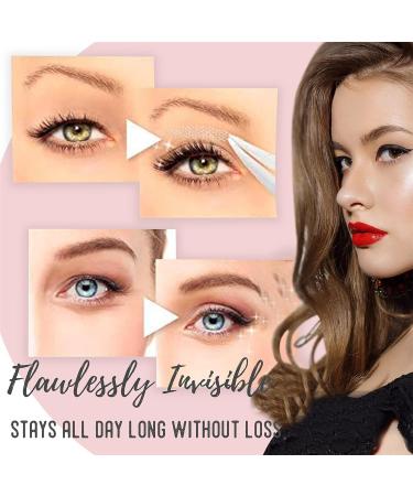 Invisible Eye-Lifting Strips by Sticked - 240 Pcs Double Eyelid Tape for Instant Eye Lift - Natural Ultra Invisible Double Eyelid Tapes (M) - Buy Online on GoSupps.com
