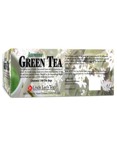 Uncle Lee's Tea Legends of China Jasmine Green Tea - 100 Bags (5.64 oz) - Buy Online on GoSupps.com