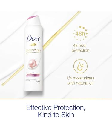 Dove Women's Dry Spray Antiperspirant Deodorant - Beauty Finish, 48hr Protection, Rose Scent - 3.8oz (Pack of 3) - Buy Online on GoSupps.com