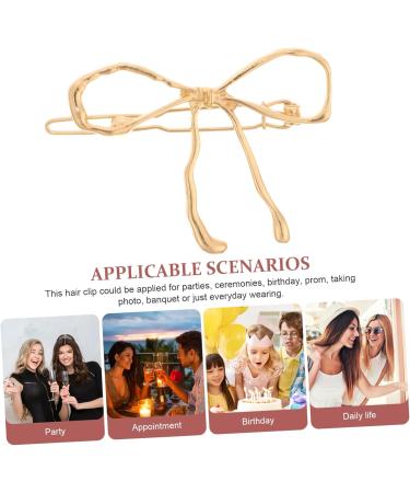 FRCOLOR Bow Hairpin Hair Pin Hair Accessories Tiara Hair Clips Hair Barrettes Cute Hair Clip Bow Clip for Girl Hair Bows Clip for Girls Girl Hair Bow Clip Copper Miss Headgear Fashion - Buy Online on GoSupps.com