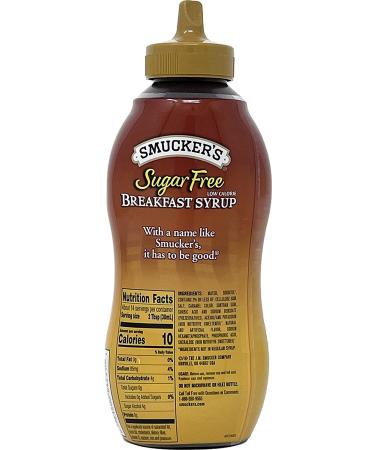 Sugar Free Breakfast Syrup 14.5 fl oz - Pack of 3 with By The Cup Spreader - Buy Online on GoSupps.com