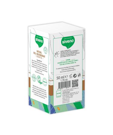 Siveno All Natural Deodorant Roll-On | Aluminum Free Deodorant for Women & Men | Organic Vegan | Fresh Non Staining Non Irritating | Cruelty Free Non Toxic Paraben Free | Coconut Oil Pack of 1 Coconut 1.76 Fl Oz (Pack of 1) - Buy Online on GoSupps.com