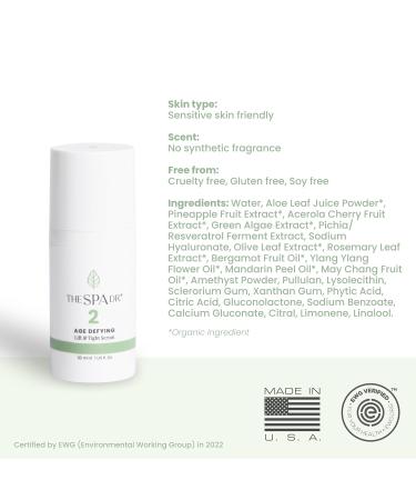 The Spa Dr. Antioxidant Serum - Anti-Aging Skin Care | Organic pH Balanced | 30 ML - Safe for All Skin Types - 30 Day Supply - Buy Online on GoSupps.com