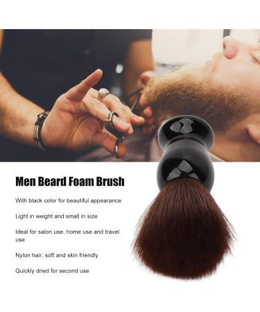 Premium Shaving Brush for Men - Quick-Drying Soft Nylon Hair Comfortable Black Handle | Ideal for Home & Salon Use - Buy Online on GoSupps.com