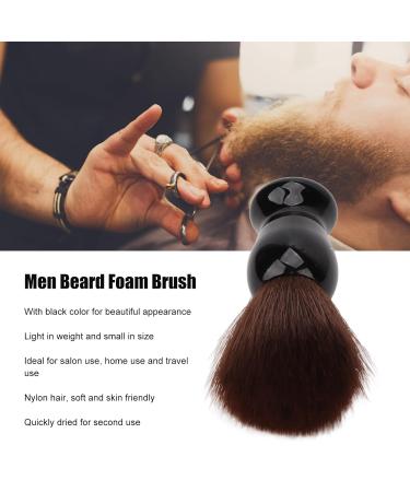 Beard Brush with Soft Nylon Bristles | Ergonomic Black Handle | Ideal for Salon & Travel - International Shipping Available - Buy Online on GoSupps.com