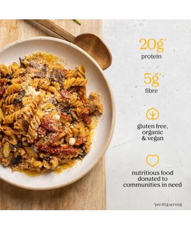 Chickapea Organic Chickpea Pasta - Spirals Penne Shells Variety Pack - 227g (Pack of 6) - Buy Online on GoSupps.com