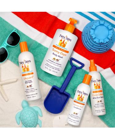 Fairy Tales Sunny Days Chlorine Removal Body Wash - 16oz Pump - For Swimmers of All Ages - Removes Chlorine, Salt, and Sunscreen Safely - No Harsh Chemicals - Buy Online on GoSupps.com