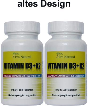 Buy Vitamin D3 5000 I.E. + Vitamin K2 MK7 200mcg - 360 Vegan Tablets | International Shipping Available - Buy Online on GoSupps.com