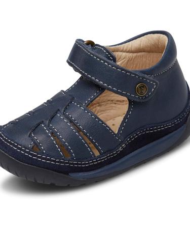 Falcotto Laguna VL Closed-Toe Fisherman Leather Sandals - Blue (Size 3 UK) - Buy Online on GoSupps.com