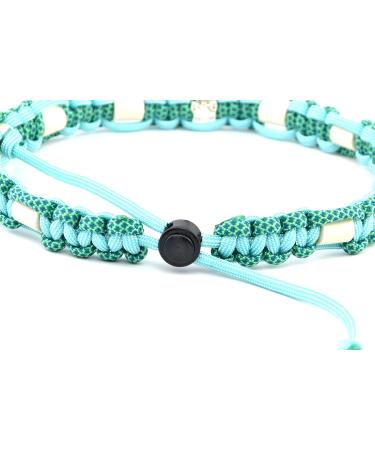 Custom EM Ceramic Collar for Dogs & Cats - Made to Measure with US Paracord (Mint 31-40 cm) - International Shipping Available - Buy Online on GoSupps.com