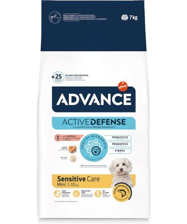 Advance Mini Sensitive Salmon - Dry Food for Small Breed Dogs with Digestive Sensitivities to Salmon 7kg - Buy Online on GoSupps.com