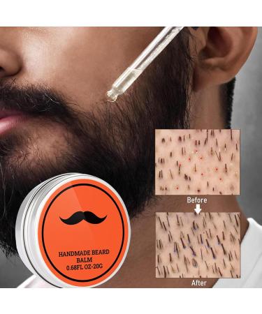 Beard Butter for Men - Natural Mustache Balm & Hair Growth Formula | Vesone 0.68 oz - Buy Online on GoSupps.com