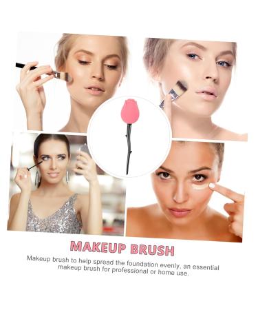 Angoily Rose Foundation Brush - Oval Makeup Brush for Flawless Blending | Creative Facial Tools - Buy Online on GoSupps.com