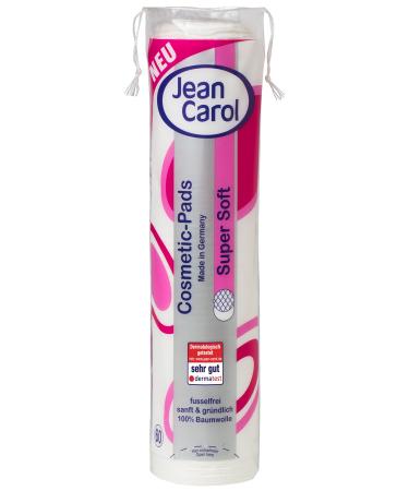 Jean Carol Duo Pads Super Soft with Aloe Vera (makeup removal pads) pack of 2 (2 x 60 pieces)