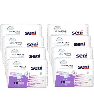 Buy SENI Active Incontinence Pants Plus Size L - 80 Pieces | Best International Shipping - Buy Online on GoSupps.com