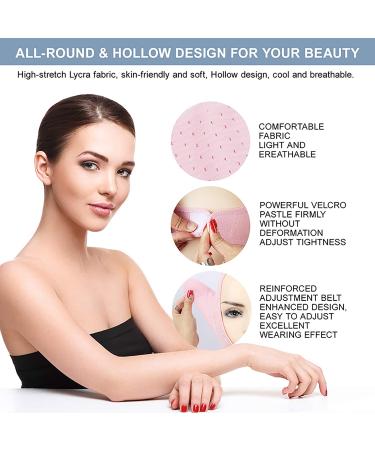 Double Chin Reducer V Line Mask for Women - Reusable Face Lifting Belt and Chin Strap for Tightening Skin and Preventing Sagging - Face Lift Tape Included - Buy Online on GoSupps.com