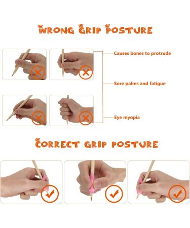 Ally-Magic Pencil Handles for Children - 10 Fish-Shaped Silicone Grip Holders for Writing Training | Perfect Tool for Kids & Students - Buy Online on GoSupps.com