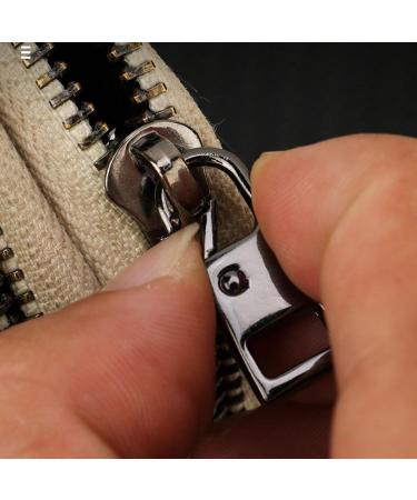 Shakven Removable Zipper Pull Zipper Repair Detachable Metal Zipper Pulls Replacement - Sturdy Removable Zipper Pulls Tab Zipper Handle Mend Fixer for Easy Zipper Repair Black Copper - Buy Online on GoSupps.com