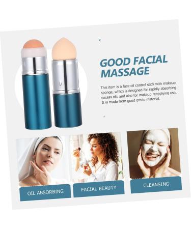 Angoily Volcanic Stone Oil-absorbing Ball Cleaning Tool Oil Control Facial Massager Beauty Egg Skin Care medium Blue - Buy Online on GoSupps.com