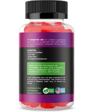 PureHemp Premium Hemp Oil Gummies - 30 Day Supply - 30 Count - Buy Online on GoSupps.com