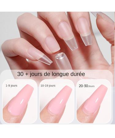 Solid Nail Gel - Strong Nail Glue for Clear Nail Ends - 30ml Sculpting and Bonding Adhesive - Residue-free Strengthened Adhesion for Home Manicure - Buy Online on GoSupps.com