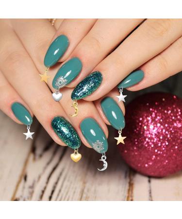 PAGOW 71 PCS Dangle Nail Art Charm Jewelry Rings & Nail Piercing Tool Set for Acrylic Gels Decorations - 71 Count - Buy Online on GoSupps.com