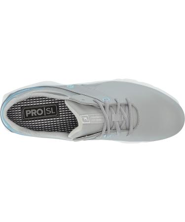 FootJoy Women's Pro/SL Golf Shoes 7 - Grey/Light Blue | Best Price & Free Shipping - Buy Online on GoSupps.com