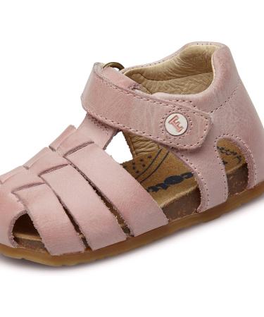Falcotto Alby Closed Toe Leather Sandals - Pink, Size 2 UK Child - Buy Online on GoSupps.com
