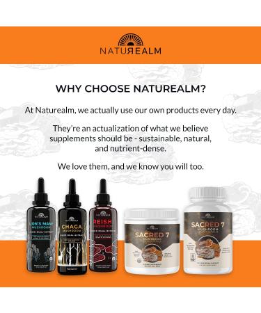 Naturealm Reishi & Lion s Mane Mushroom Extract - Adaptogen Stack for Focus Immunity Longevity Gut Health Anti-Aging Energy & More - Organic Liquid Drops - 50 mL Each (2 Pack) - Buy Online on GoSupps.com