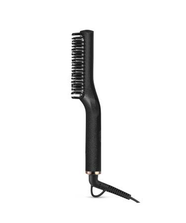 StyleCraft Heat Stroke Beard & Hair Styling Hot Brush - Anti-Scold Cool Touch Tips Black Corded Hair Straightener - Buy Online on GoSupps.com