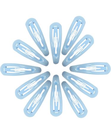 Topkids Accessories 12pc Snap Clips 5cm / 2" Snap Hair Clips Women Girls Kids Sectioning Slide Hair Grip Styling Fine Hair Thick Hair Bendies Sleepies School Uniform Colours Epoxy (Light Blue) - Buy Online on GoSupps.com