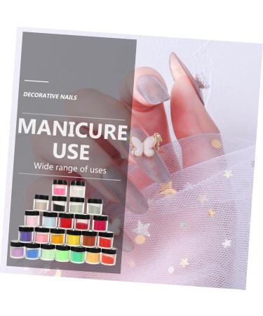 Healeved 96 Boxes Nail Crystal Powder Neon Acrylic Nail Carving Powder Pigment Powder for Nails Dip Powder Pp - Buy Online on GoSupps.com