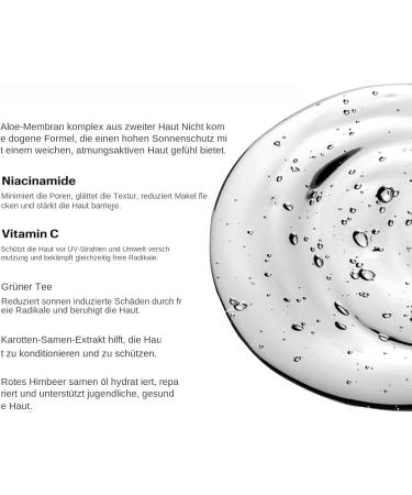  BommFu Sun Gel SPF50 - Moisturising Sun Protection Block - Waterproof Sunscreen for Sensitive Skin - With Wet-Skin Technology and Thermal Water - Buy Online on GoSupps.com