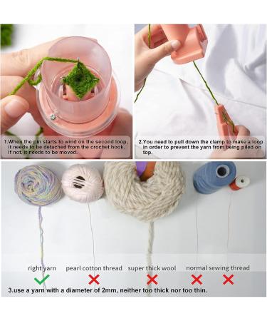 Souarts Manual Spool Knitter i-Cord Knit Machine - Pink | DIY Craft for Sweater, Scarfs, Bracelet - Buy Online on GoSupps.com